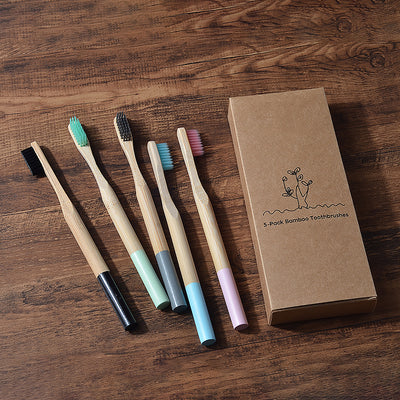 Bamboo Toothbrushes Soft Bristles