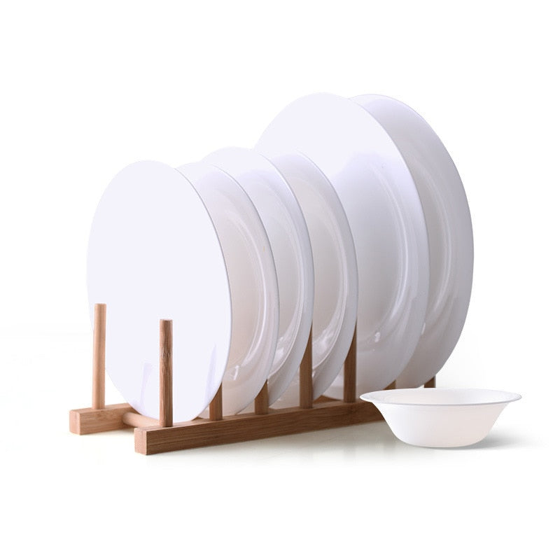 White Round Dinnerware Set Glass Eco Friendly