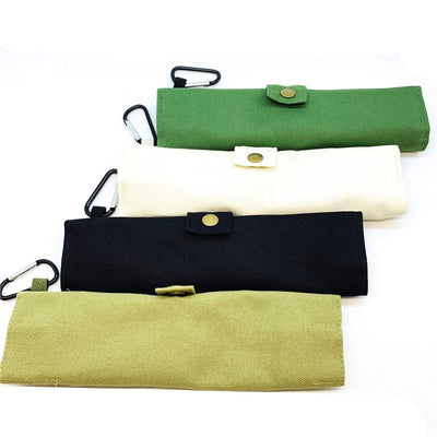 Bamboo Cutlery Set with Carrying Case