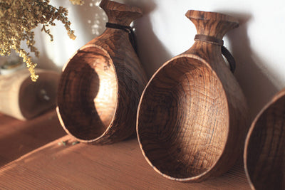 Pure Hand-made Wooden Teak Bowl