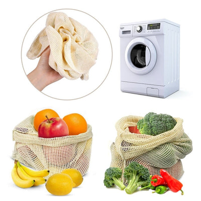 Bags Reusable Organic Cotton Mesh