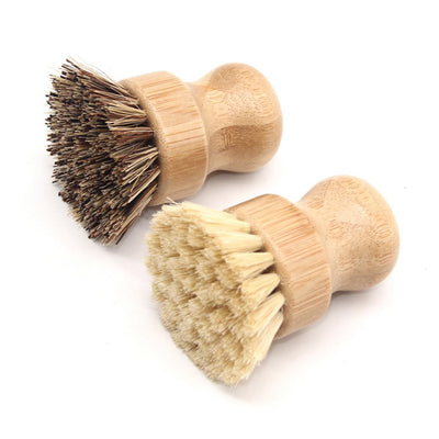 Kitchen Cleaning Brush Sisal Palm Bamboo