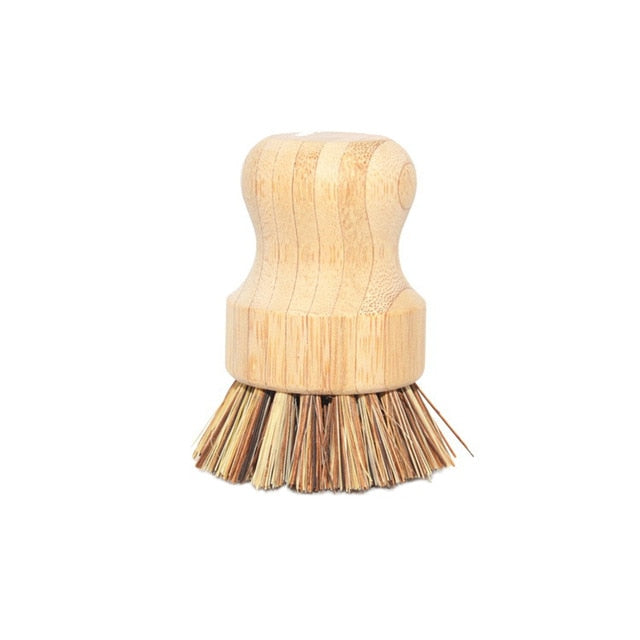 Kitchen Cleaning Brush Sisal Palm Bamboo