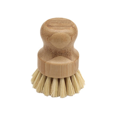 Kitchen Cleaning Brush Sisal Palm Bamboo