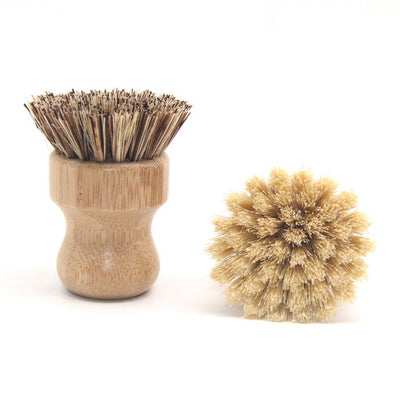 Kitchen Cleaning Brush Sisal Palm Bamboo