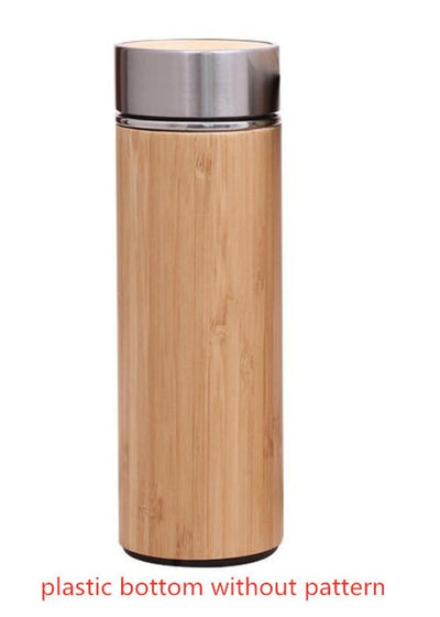 Natural Bamboo Tumbler 350ml 450ml Stainless Steel
