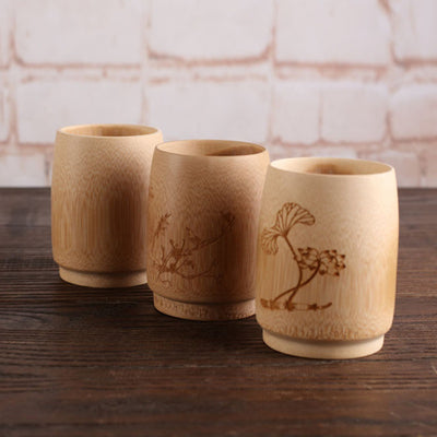 Bamboo Carbonization Beer Water Mug