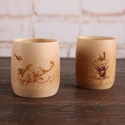 Bamboo Carbonization Beer Water Mug