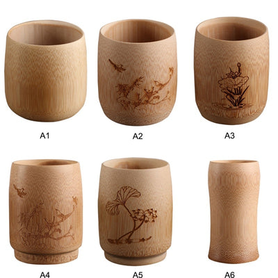 Bamboo Carbonization Beer Water Mug