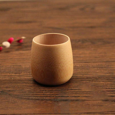 Natural Water Tea Beer Bamboo Carved Cup