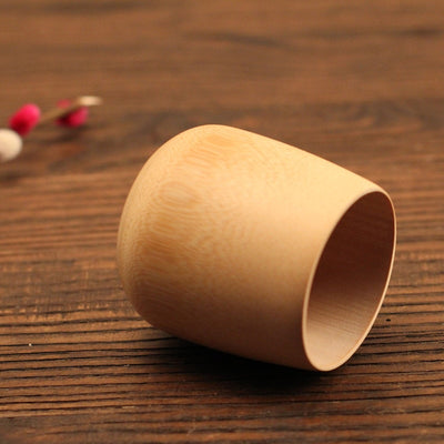 Natural Water Tea Beer Bamboo Carved Cup