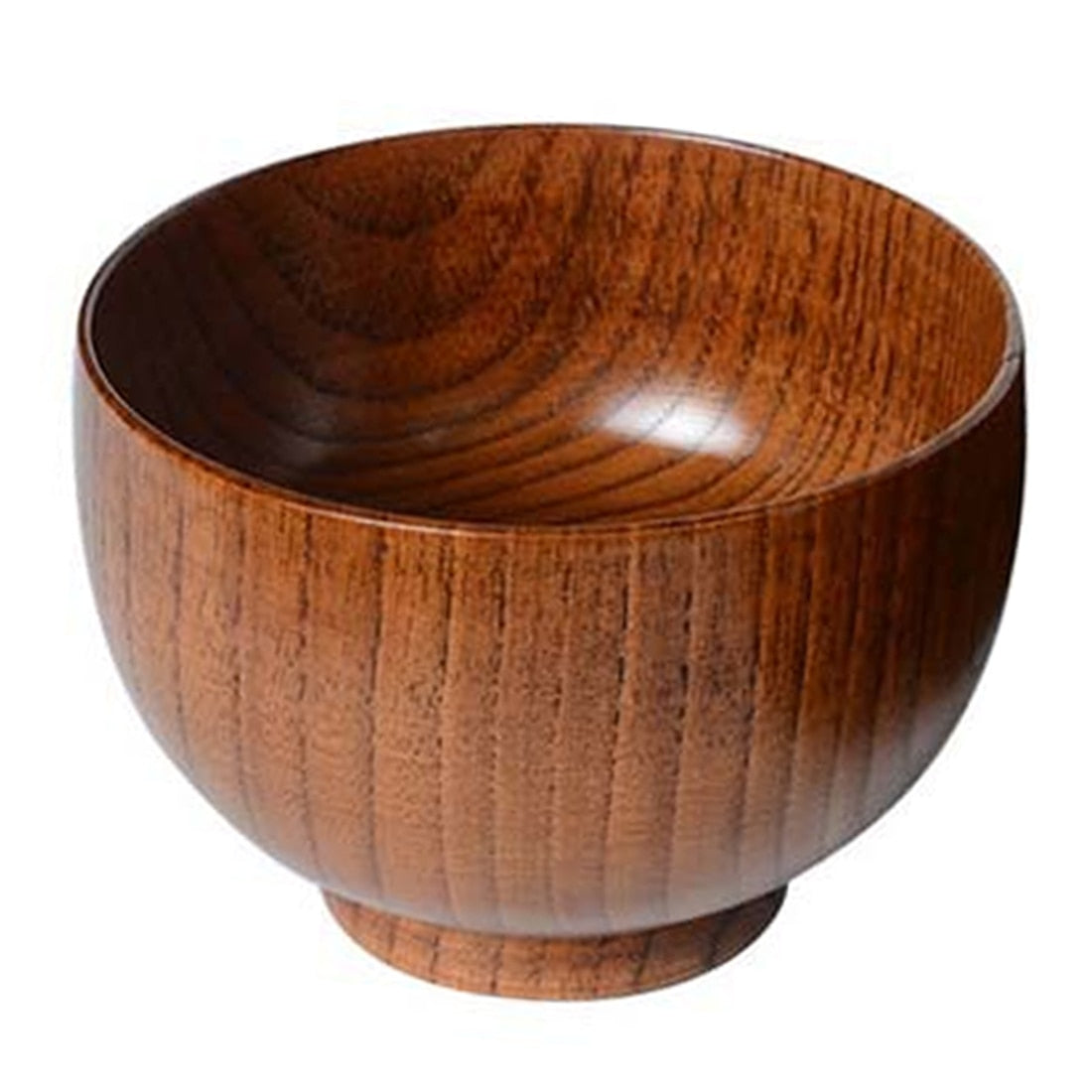 Natural Wood Bowl Eco Friendly Soup