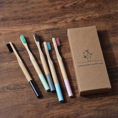 Bamboo Toothbrushes Soft Bristles