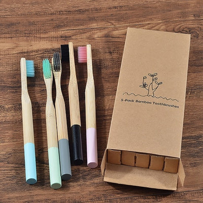 Bamboo Toothbrushes Soft Bristles